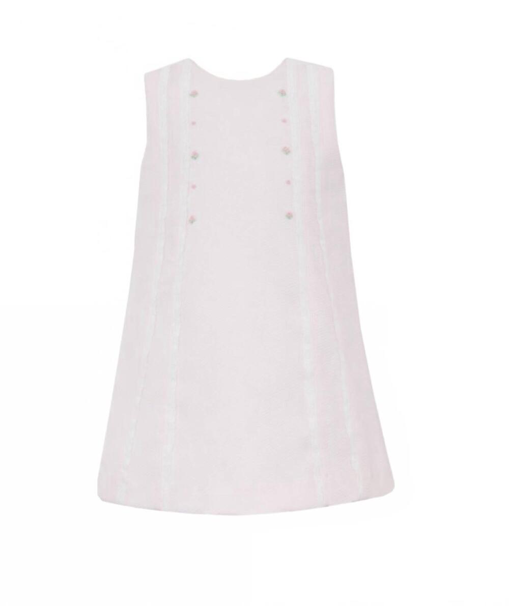 NEW ANAVINI kids anastasia pique a-line dress in pink